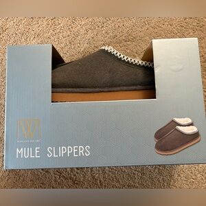 New Wayland Square Gray Mule Slippers women’s Size Small (7-8) New in Box